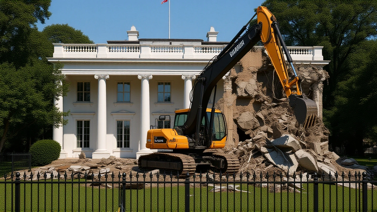 Präsident Trump kündigt Bau des White House Ballroom an